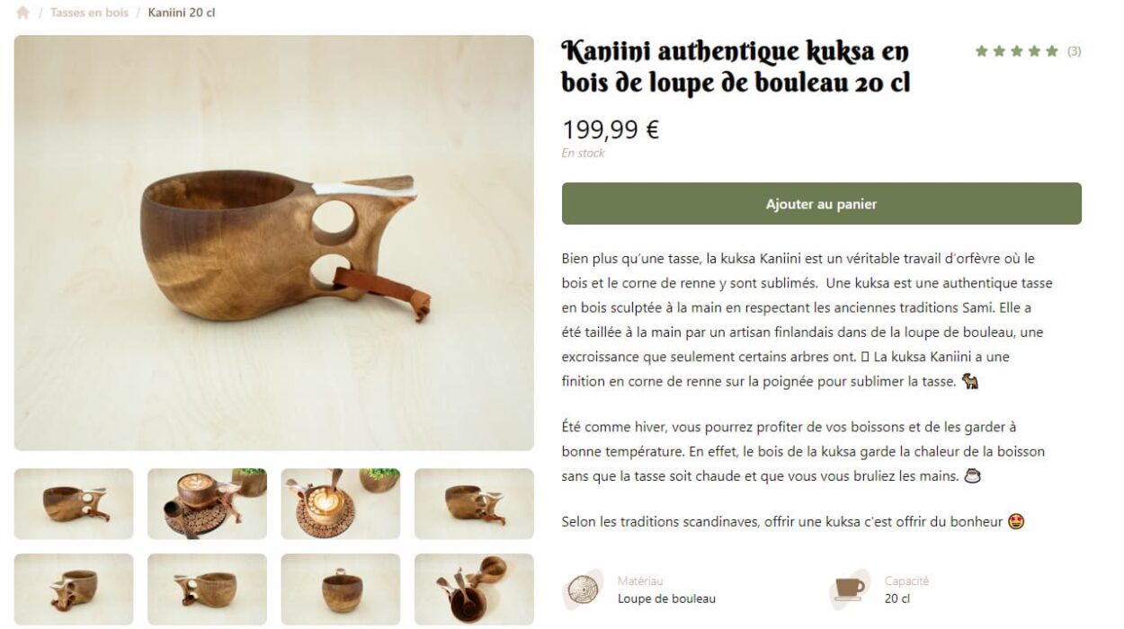 Exemples de fiches produits - Kuksa